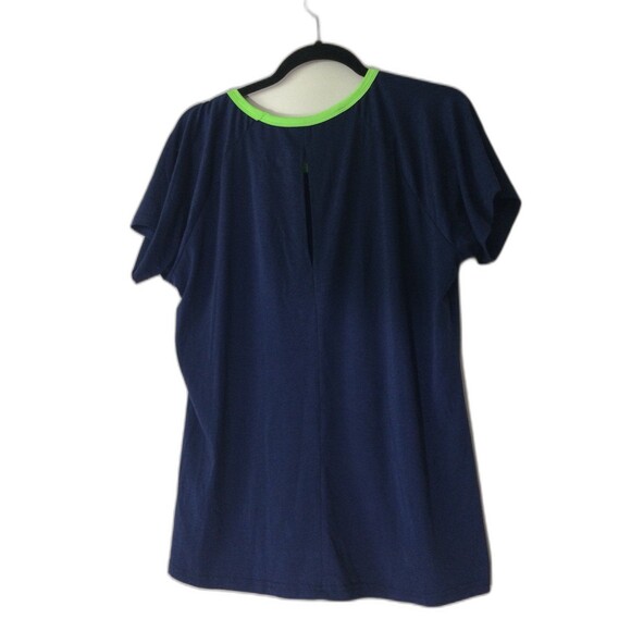 Touch Stadium T-Shirt Women’s Size XL Blue Green Seattle Seahawks Rhinestones - Picture 2 of 11